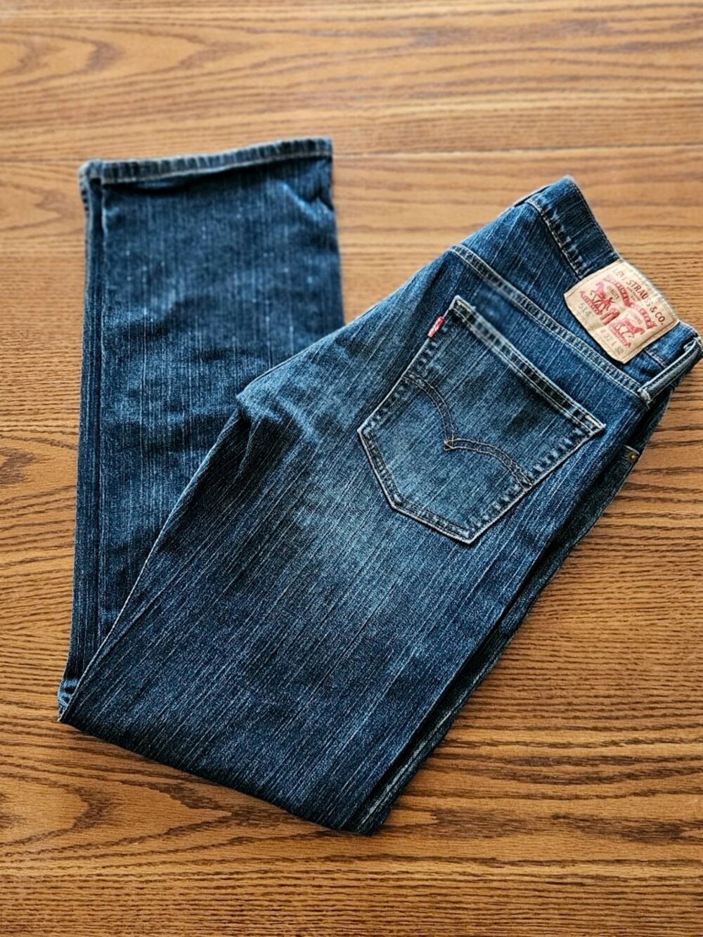 Levi’s 514 Straight Fit Jeans – Blue Denim (32x32)